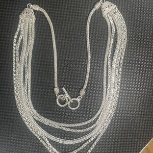Bali multi strand necklace 925